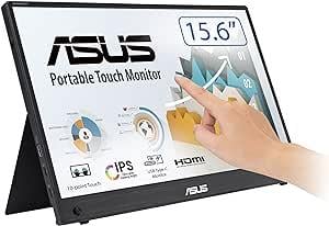 Ofis ve Ev TipiOUTLET ASUS ZENSCREEN MB16AHT 15.6 Taşınabilir USB Monitör IPS 1920x1080 5MS Mini-HDMI USB-C MM 3 Yıl 10 Parmak Dokunmatik, Dahili Batarya, Eyecare Monitör