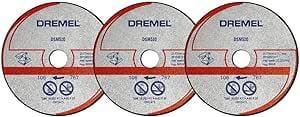 Testere Aksesuar ve ParçalarıDremel DSM20 Kompakt Testere ile Uyumlu Metal ve Plastik Kesme Diski (DSM510) 3'lü