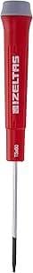 TornavidalarOUTLET İzeltaş Torx Uçlu Klemens Tornavida, Kırmızı, 5 X 60 mm