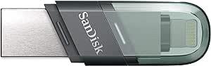 USB BellekSanDisk iXpand Flash Drive 64GB Type A + Lightning, Flash Sürücü, macOS ve PC için