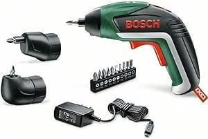 Vidalama Aksesuar ve ParçalarıOUTLET Bosch Akülü Vidalama IXO Köşe Mandreni ve Eksantrik Vidalama Mandreni, 10 Parça Vidalama Ucu Dahildir, USB şarj cihazı, Softcase çanta, 3,6 Volt Li-Ion Entegre Akü)
