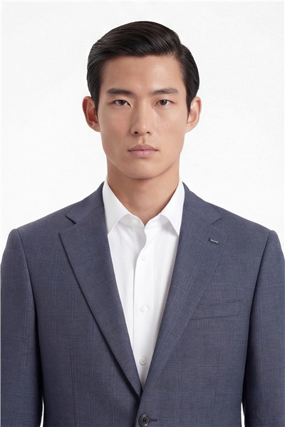 Giotelli Erkek Antrasit Dar Kesim Slim Fit Yünlü Dokuma Normal Bel 4 Drop Takım Elbise