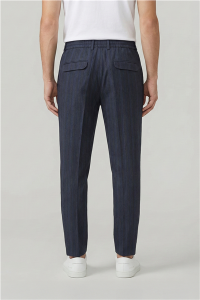 Giotelli Erkek Viskon Karışımlı Klasik Siyah Pantolon