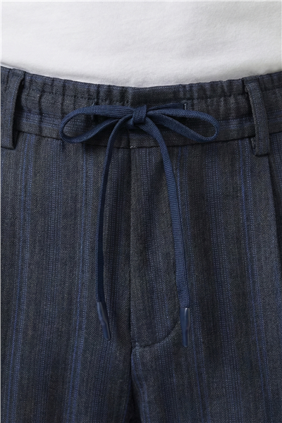 Giotelli Erkek Viskon Karışımlı Klasik Siyah Pantolon