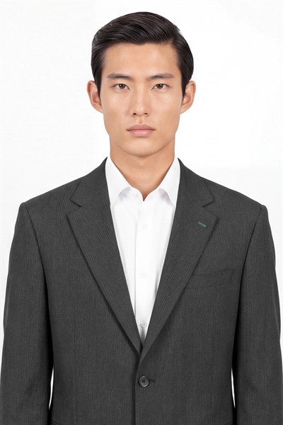 Giotelli Erkek Füme Dar Kesim Slim Fit Viskon Dokuma Normal Bel 6 Drop Takım Elbise