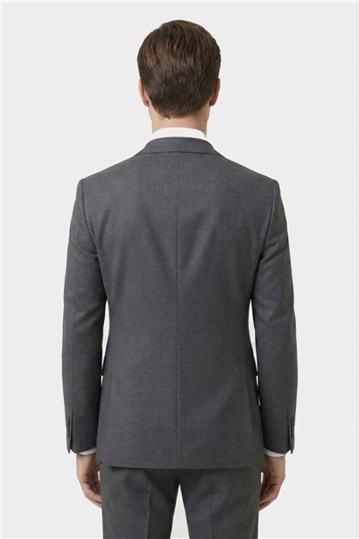 Giotelli Antrasit 6 Drop Polyester Viskon Karışımlı Elastan İçerikli Erkek Takım Elbise