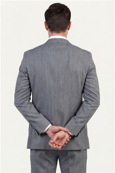 Giotelli Erkek Antrasit Dar Kesim Slim Fit Viskon 6 Drop Yelekli Takım Elbise