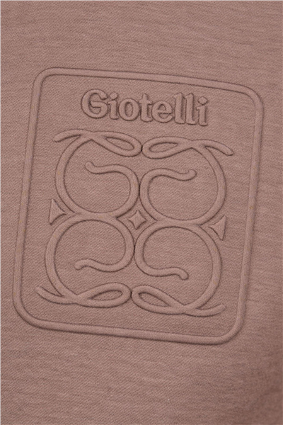 Giotelli Erkek Kahve Normal Kesim Regular Fit %100 Pamuk Örme Bisiklet Yaka Sweatshirt