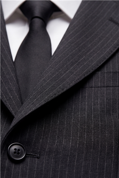 Giotelli Erkek Siyah Dar Kesim Slim Fit Yünlü Dokuma Normal Bel 4 Drop Takım Elbise