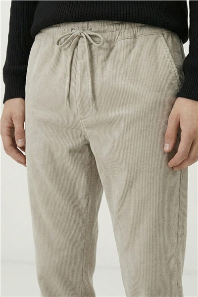 Giotelli Erkek Kemik Normal Kesim Regular Fit Pamuklu Dokuma Lastikli Bel Pantolon