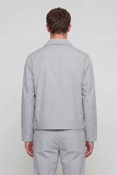 Giotelli Erkek Gri Normal Kesim Regular Fit Pamuklu Dokuma Normal Bel Takım Elbise