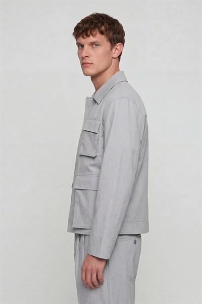 Giotelli Erkek Gri Normal Kesim Regular Fit Pamuklu Dokuma Normal Bel Takım Elbise