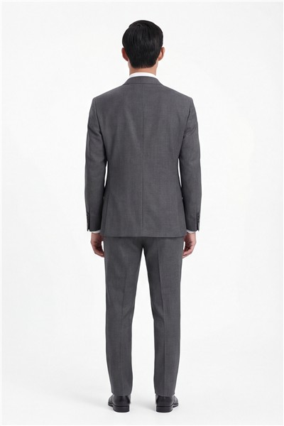 Giotelli Erkek Gri Dar Kesim Slim Fit Yünlü Dokuma Normal Bel 4 Drop Takım Elbise
