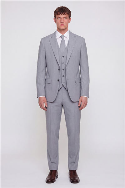Gri VEST SUIT PRNT