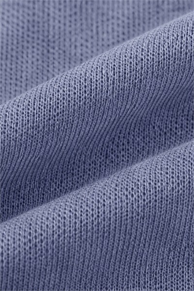 Açık İndigo SUPERFINE MERSERIZE COTTON T-SHIRT