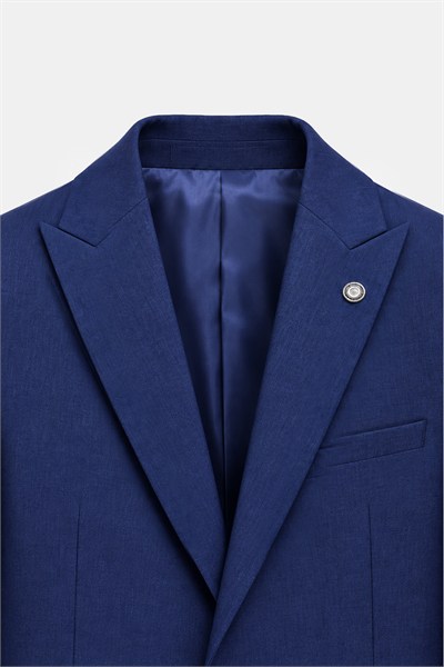Açık Lacivert SABRİ ÖZEL SLIM FIT TAKIM ELBİSE