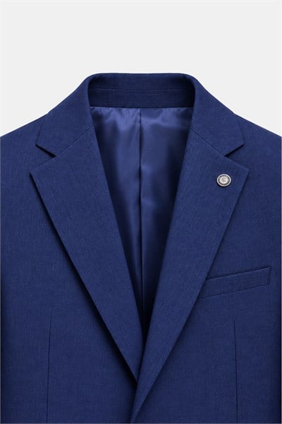 Açık Lacivert SABRİ ÖZEL SLIM FIT TAKIM ELBİSE