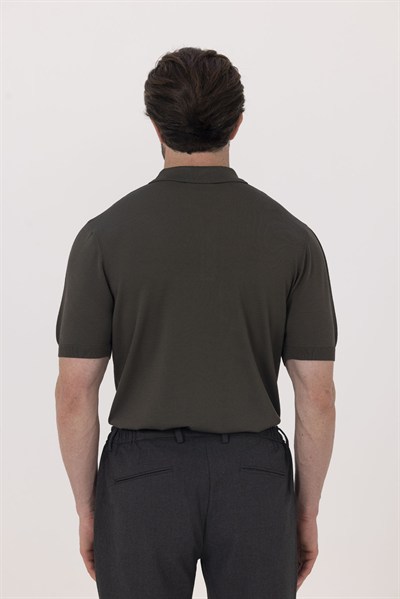 Antrasit Yanı Lastikli Köprülü Kemerli Slim Fit Jogger Pantolon