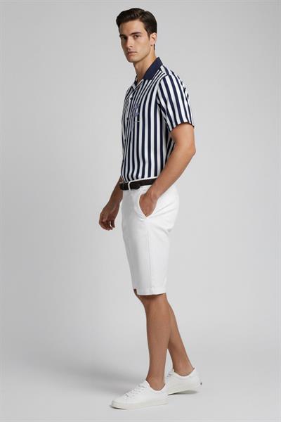 APAŞ YAKA DESENLİ GÖMLEK Lacivert