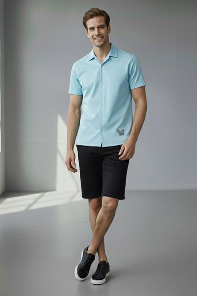 APAŞ YAKA ERKEK GÖMLEK Mint