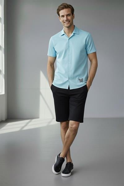 APAŞ YAKA ERKEK GÖMLEK Mint