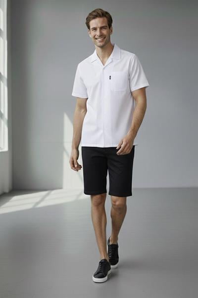 APAŞ YAKA KETEN ERKEK GÖMLEK Beyaz