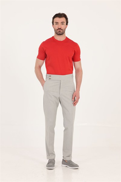 Bayrak Kırmızısı %100 Pamuk Regular Fit Bisiklet Yaka Basic T-shirt