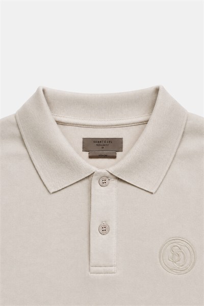 Bej POLO YAKA SWEAT