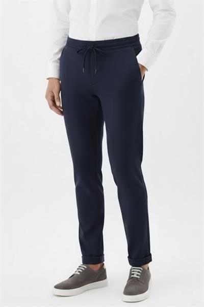 Giotelli Lacivert Beli Lastikli İpli Örme Erkek Pantolon