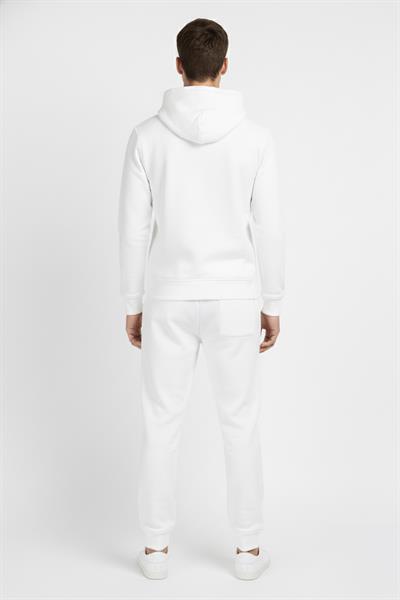 Giotelli Beyaz Regular Fit Pamuklu Kapüşonlu Eşofman Takımı