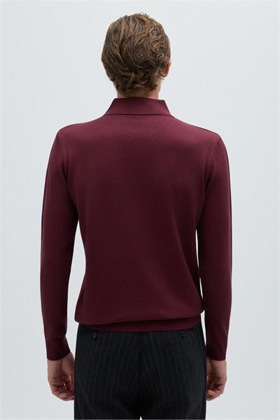 Bordo BASIC TRİKO KAZAK
