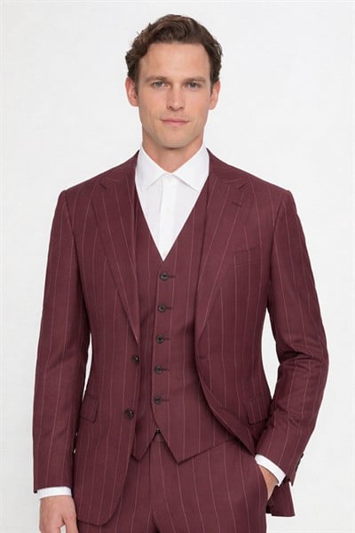 Bordo VEST SUIT PRNT