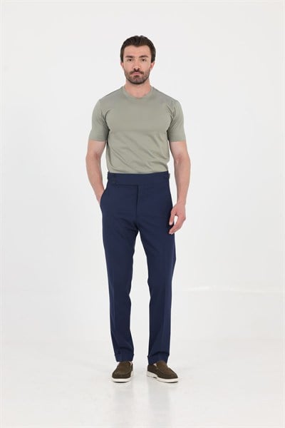 Çağla Yeşili %100 Pamuk Regular Fit Bisiklet Yaka Basic T-shirt