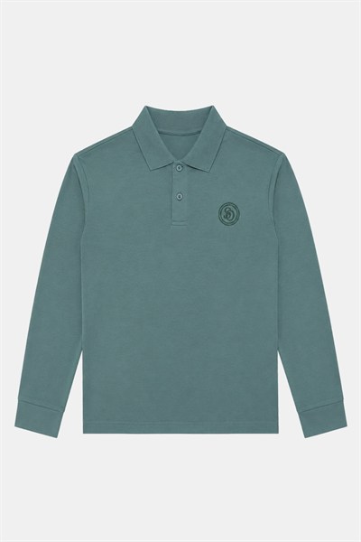 Çağla Yeşili POLO YAKA SWEAT
