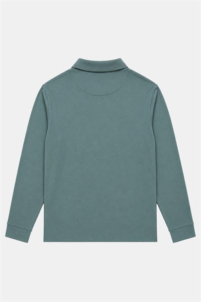 Çağla Yeşili POLO YAKA SWEAT