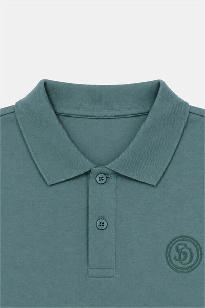 Çağla Yeşili POLO YAKA SWEAT