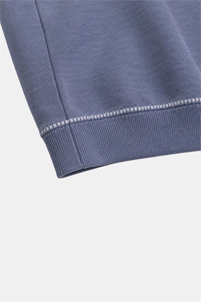 Çelik %100 Pamuk Fermuarlı Polo Yaka Triko T-Shirt