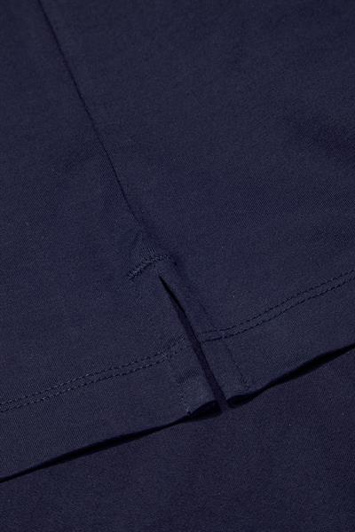 Cep Detaylı Düğmeli Polo Yaka Erkek T-Shirt Lacivert