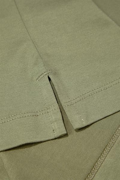 Cep Detaylı Düğmeli Polo Yaka Erkek T-Shirt Yeşil