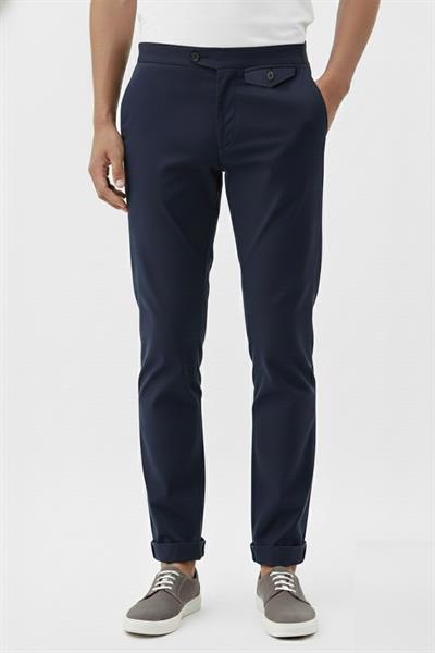 Giotelli Koyu Lacivert Regular Fit Dokuma Chino Erkek Pantolon