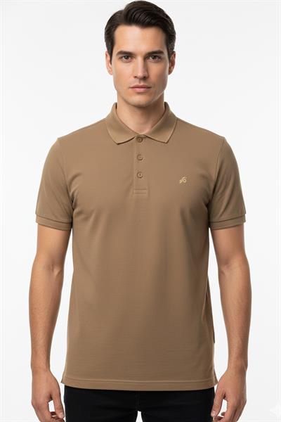 Cappuccino Regular Fit %100 Pamuklu Polo Yaka Tişört