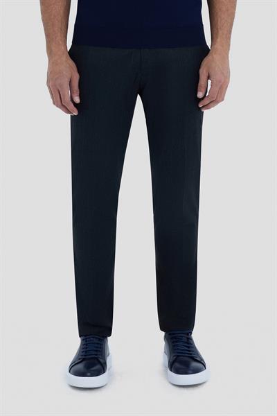 Çizgili Chino Erkek Pantolon Antrasit