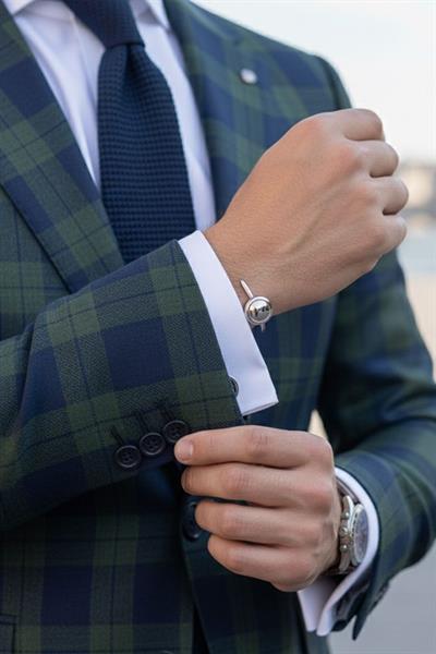 Ecose Dar Takım Elbise Yeşil