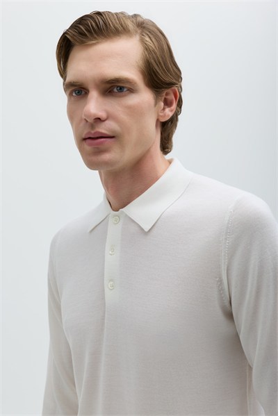 Ekru POLO YAKA T-SHIRT