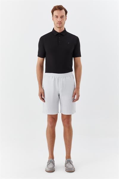 Erkek Açık Gri Bermuda Şort