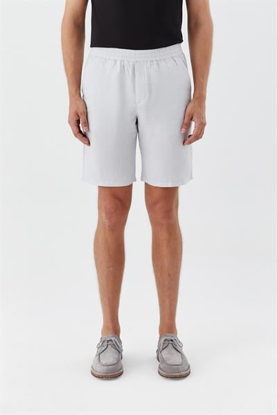 Erkek Açık Gri Bermuda Şort