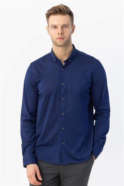 Erkek Gömlek İndigo