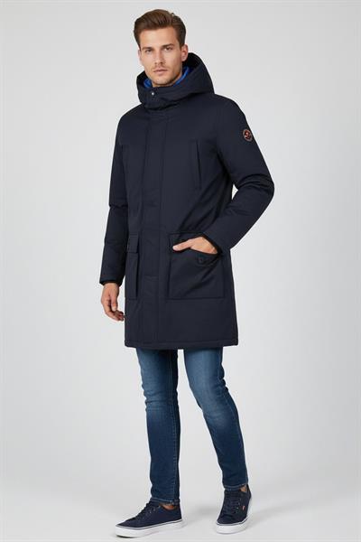 Erkek Mont Siyah-Mavi