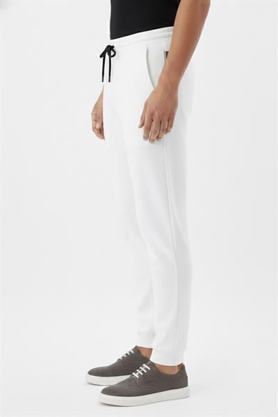 Giotelli Ekru Regular Fit Pamuk Karışımlı Örme Jogger Pantolon