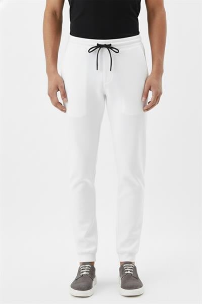 Giotelli Ekru Regular Fit Pamuk Karışımlı Örme Jogger Pantolon